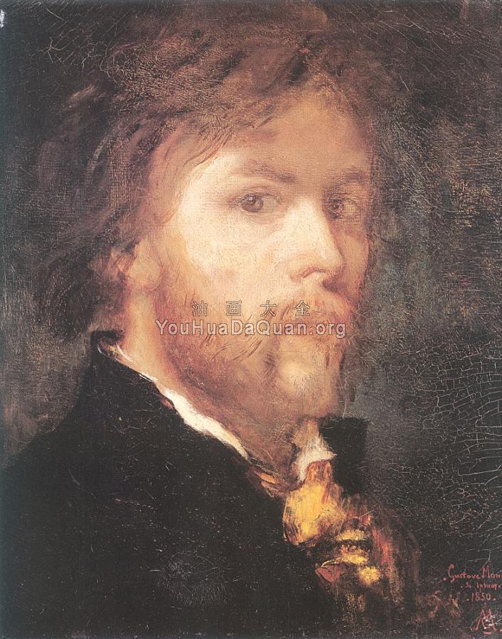 Self-portrait of Gustave Moreau - 古斯塔夫·莫罗